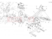 DUCATI 2022 Hypermotard 950 SP FOOTRESTS, LEFT