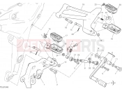 DUCATI Multistrada V2 FOOTRESTS, LEFT