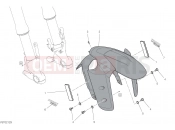 DUCATI Multistrada V4 FRONT MUDGUARD