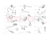 DUCATI 2009 Monster 1100 Workshop service tools