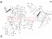 DUCATI 2003 Sporttouring ST4 S ABS FAIRING » PLASTICS