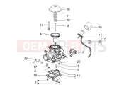 Carburetor's components - Gilera Runner 125 Race VX 4T 2007
