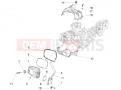Cylinder head cover - Piaggio Liberty 150 E5 2022