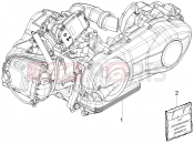 Engine assembly - Piaggio Liberty 150 E5 2022
