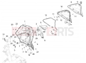 Front glove-box - Knee-guard panel - Piaggio Liberty 150 E5 2022