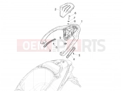 Rear luggage rack - Piaggio Liberty 150 E5 2022