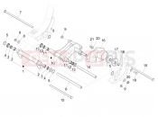 Swinging arm - Piaggio Liberty 150 E5 2022