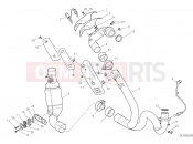 DUCATI 2022 Scrambler 1100 Sport Pro EXHAUSRT PIPE ASSY