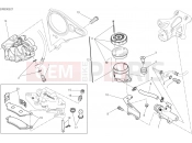 DUCATI 2022 XDiavel Nera REAR BRAKE SYSTEM