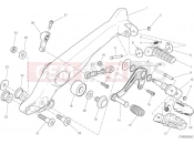 DUCATI 2022 Scrambler 1100 Dark Pro FOOTRESTS, LEFT
