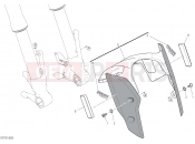 DUCATI 2023 Hypermotard 950 FRONT MUDGUARD