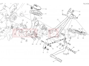 DUCATI 2023 Hypermotard 950 FOOTRESTS, LEFT