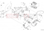 DUCATI 2023 Multistrada V4 Pikes Peak FOOTRESTS, LEFT
