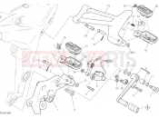 DUCATI 2023 Multistrada V2 S Travel FOOTRESTS, LEFT