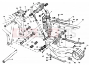 DUCATI 2002 Superbike 748 R Single-Seat REAR SHOCK ABSORBER » SWING ARM