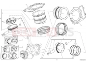 DUCATI 2023 Panigale V2 Bayliss CYLINDERS - PISTONS