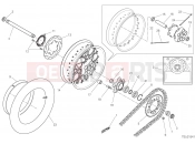 DUCATI 2023 Scrambler 1100 Tribute Pro REAR WHEEL