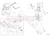 DUCATI 2023 Scrambler 1100 Dark Pro REAR BRAKE SYSTEM
