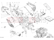 DUCATI 2023 Supersport 950 REAR FRAME COMP.