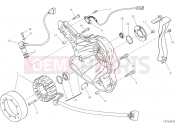 DUCATI 2023 XDiavel Dark GENERATOR COVER