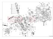DUCATI 2021 Scrambler 1100 Dark Pro HALF-CRANKCASES PAIR [MOD:SCR11DRK]