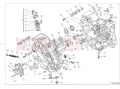 DUCATI 2021 Hypermotard 950 SP HALF-CRANKCASES PAIR [MOD:HYM950SP]