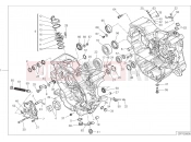 DUCATI 2023 Hypermotard 950 HALF-CRANKCASES PAIR