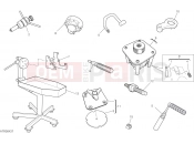 DUCATI 2023 Panigale V2 Bayliss WORKSHOP SERVICE TOOLS (ENGINE)