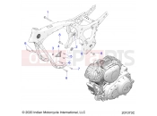 ENGINE » ENGINE, ENGINE MOUNTING - ALL OPTIONS (201073C) - Indian ROADMASTER LIMITED (R02) (N21TKABB) 2021