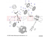 INDIAN 2021 SPRINGFIELD 116 (R02) (N21THABB) ENGINE | ENGINE, PISTON and CRANKSHAFT - N21THABB ALL OPTIONS (200968C)