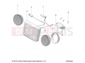 INDIAN 2022 CHIEFTAIN PREMIUM (R02) (N22TCABB) ELECTRICAL | ELECTRICAL, INSTRUMENT CLUSTER - N22TCABB ALL OPTIONS (200765C)