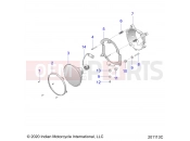 INDIAN SPRINGFIELD 111 (R01) (N22THAAA) ELECTRICAL | ELECTRICAL, HEADLIGHT- N22THAAA ALL OPTIONS (201113C)