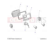 ELECTRICAL » ELECTRICAL, DASH INSTRUMENTS and CONTROLS - (C0704761-2) - Polaris PRO XD 2000D (R02) (D21BBPD4B4) 2021