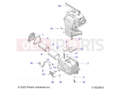 ENGINE | ENGINE, AIR INTAKE - A23SVA85A3 (C102328-3) - Polaris SCRAMBLER 850 48 (R01) (A23SVA85A3) 2023