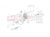 DUCATI 2004 Monster 620 CLUTCH-SIDE CRANKCASE COVER