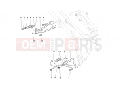 DUCATI 2000 Supersport 900 SS R.H. FOOT RESTS