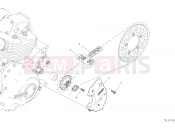 DUCATI Scrambler Icon FRONT SPROCKET & CHAIN