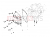 Cylinder head cover - Gilera Fuoco 500 LT 2015