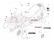 Plates - Emblems - Gilera Fuoco 500 LT 2016