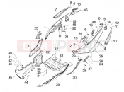 Side cover - Spoiler - Gilera Fuoco 500 LT 2016