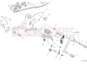 DUCATI Diavel V4 Footrests, left