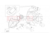 DUCATI Hypermotard 1100 S Headlight & instr. panel
