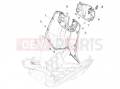 Front glove-box - Knee-guard panel - Piaggio 1 Moped 2023