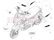 Plates - Emblems - Piaggio 1 Moped 2023