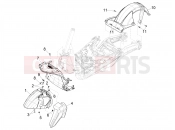 Wheel huosing - Mudguard - Piaggio 1 Motorcycle 2023