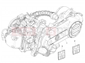 PIAGGIO Zip 50 4T Engine assembly