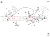 DUCATI 2001 Superbike 748 E REAR BRAKE SYSTEM » BRAKING SYSTEM