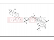 REAR BELT GUARD - Harley-Davidson LOW RIDER - FXRS 1991
