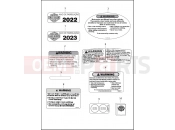 LABELS - Harley-Davidson SOFTAIL HERITAGE CLASSIC 114 - FLHCS 2023