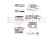 LABELS - Harley-Davidson SOFTAIL LOW RIDER ST - FXLRST 2022